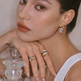 Celestial Duet Hoops Ring - booneealus