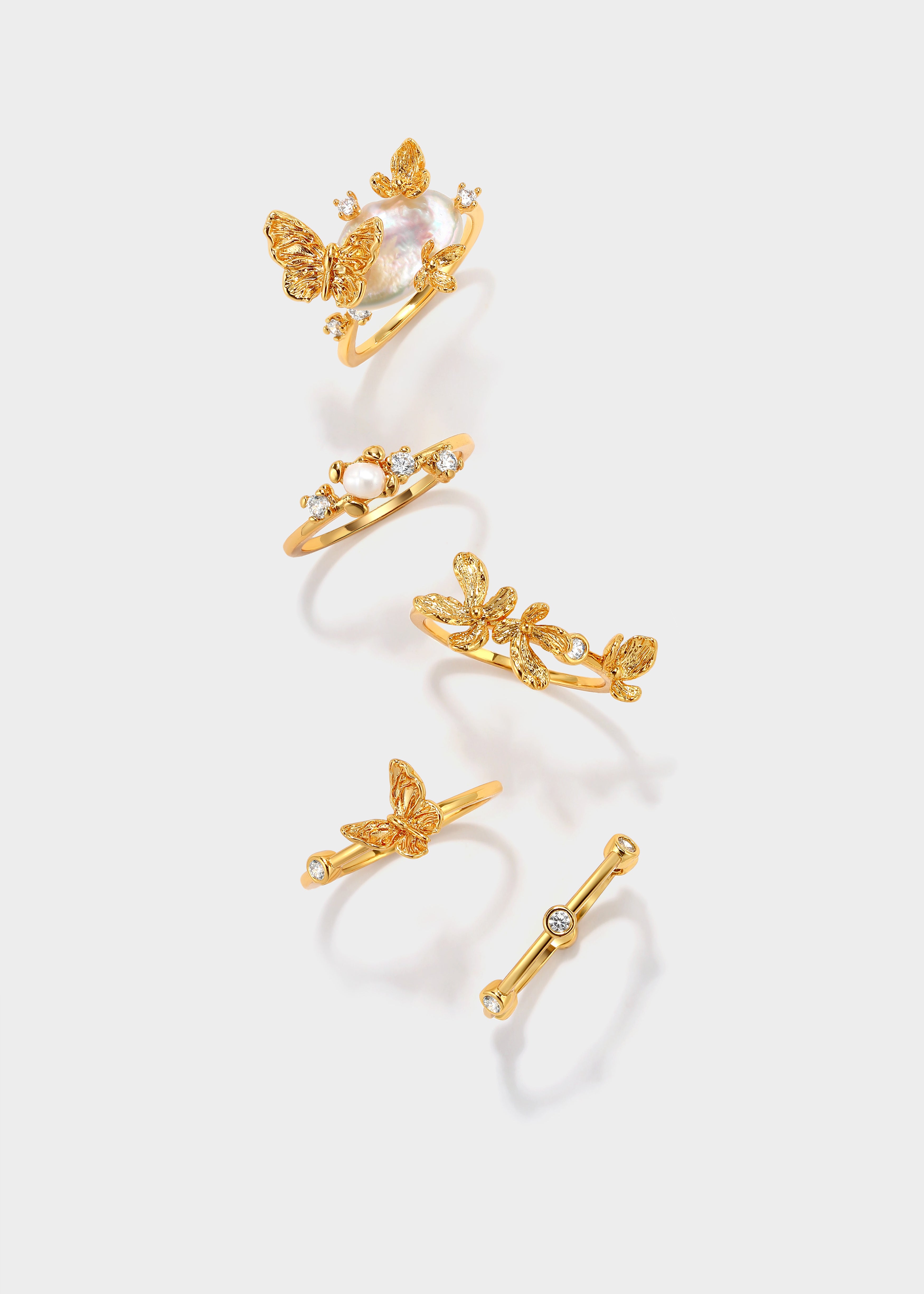 Gold Verses of Becoming Ring - booneealus